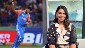 Sanjana Ganesan's Playful Moment Steals Spotlight as Bumrah Shines at Asia Cup: Bobby Deol and Raghav Juyal Join the Fun