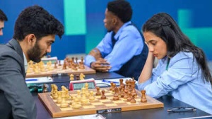 Nihal Sarin Joins Lead at FIDE Grand Swiss; Gukesh and Deshmukh Battle to Epic Draw in Round 8