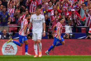 Atletico Madrid Humiliates Real Madrid in 5-2 Derby Thrashing, Alvarez Scores Twice