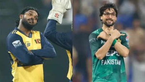 Asia Cup Showdown: Hasaranga and Abrar Engage in Spirited Celebration Battle