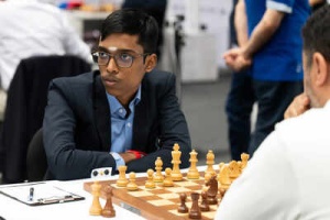 FIDE Grand Swiss: Praggnanandhaa Outplays Former Coach Gelfand; Vaishali Surges Ahead in Women's Tournament